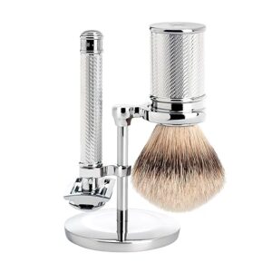 Muhle Badger Safety Razor Stand, Brush